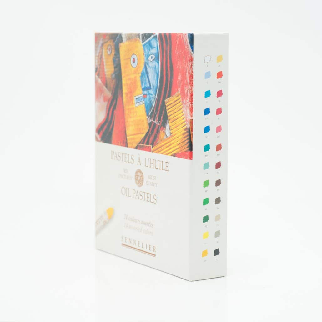 Coffret 24 pastels à l'huile - Sennellier