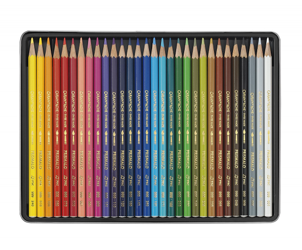 Boite de 30 crayons aquarelle prismalo Caran d’Ache – Image 2