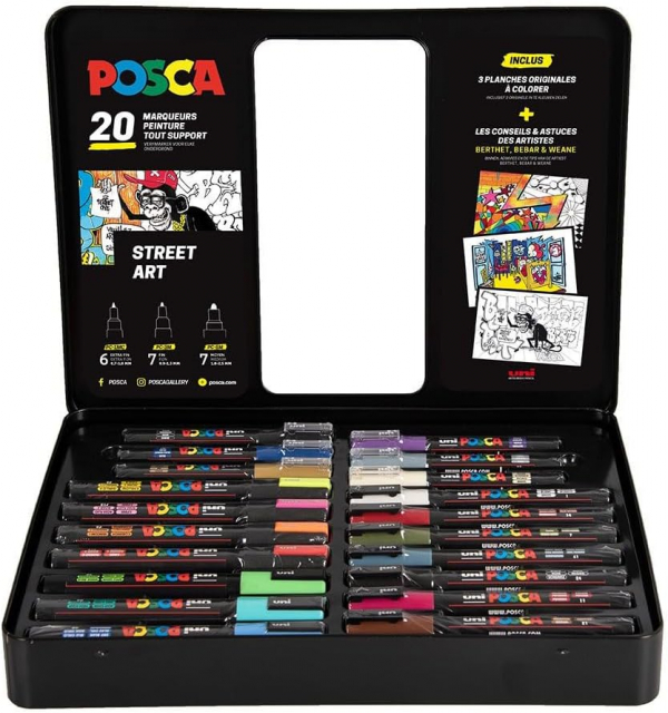 Mallette de 20 Posca peinture - street vibes – Image 2
