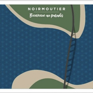 Carte postale BILLPAPER Noirmoutier Bienvenue au paradis