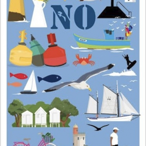 Carte postale BILLPAPER Ile de Noirmoutier et ses trésors