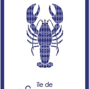 Carte postale BILLPAPER Homard bleu Ile de Noirmoutier