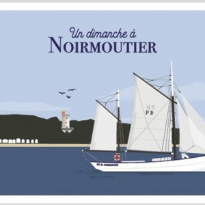 Carte postale BILLPAPER Un dimanche à Noirmoutier