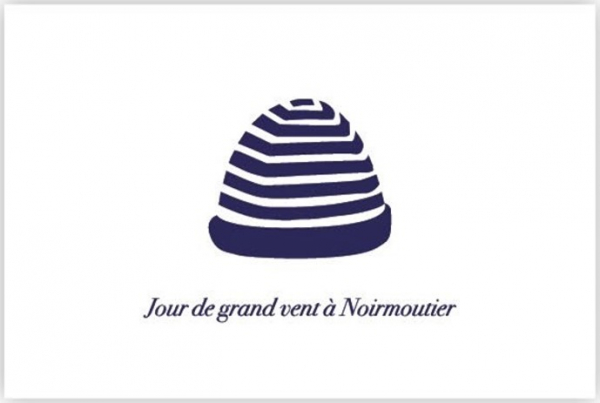 Carte postale BILLPAPER Ile de Noirmoutier jour de grand vent