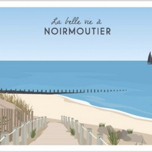 Carte postale BILLPAPER La belle vie à Noirmoutier