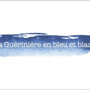 Carte postale BILLPAPER La Guérinière en bleu et blanc