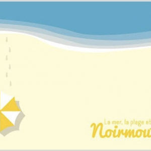 Carte postale BILLPAPER La mer la plage Noirmoutier