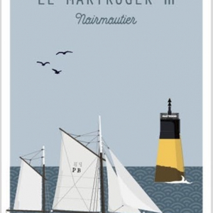 Carte postale BILLPAPER Le Martroger Noirmoutier
