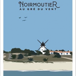 Carte postale BILLPAPER Noirmoutier au gré du vent