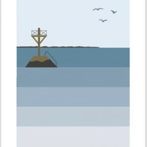 Carte postale BILLPAPER Noirmoutier entre terre et mer