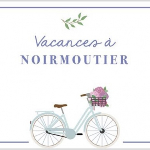 Carte postale BILPAPER Vacances à Noirmoutier en vélo