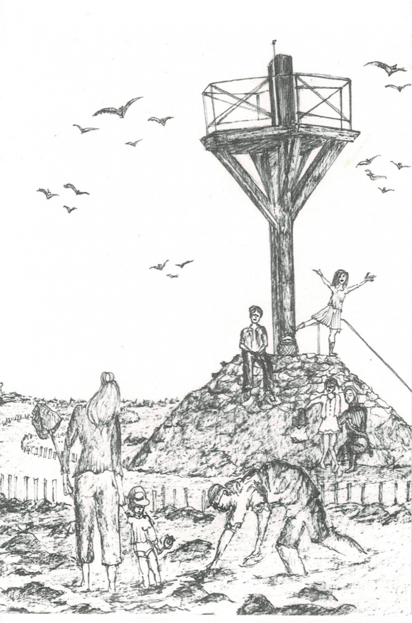 Carte postale ILEANE La balise du Gois