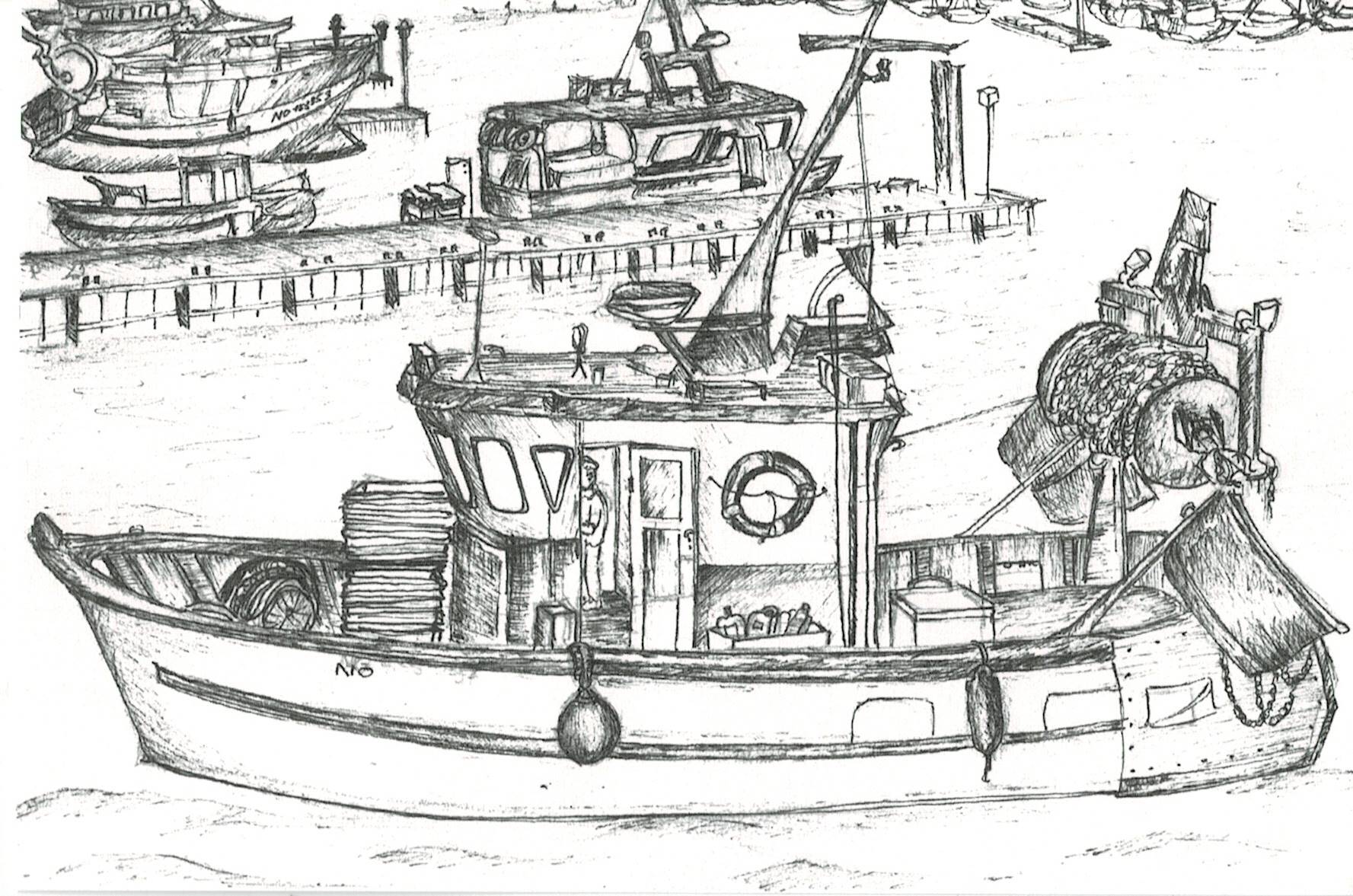 Carte postale ILEANE Port de l'Herbaudière