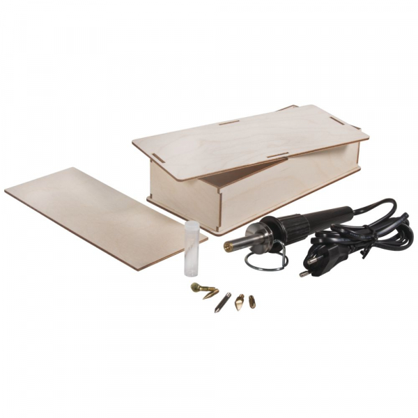 KIT Pyrograveur RAYHER Pyrograveur électrique et boite à personnaliser – Image 2