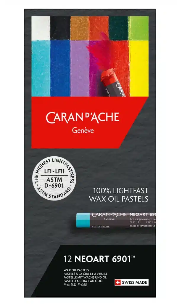 NEOART 6901 – Coffret Pastels à l’huile Caran d’Ache 12 teintes