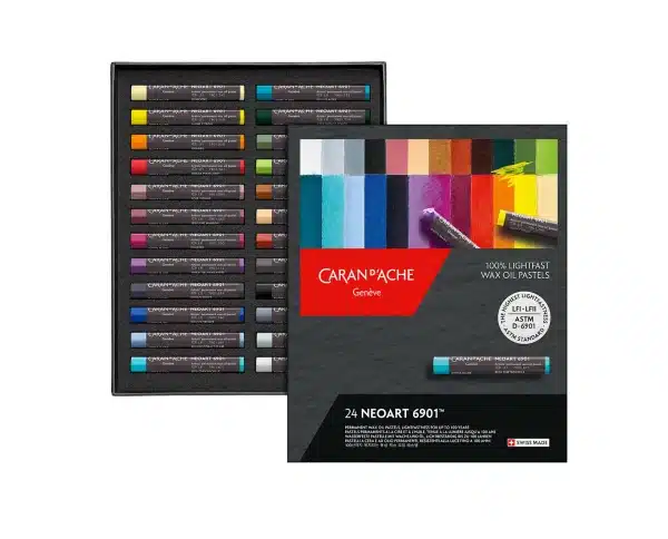 NEOART 6901 – Coffret Pastels à l’huile Caran d’Ache 24 teintes – Image 2