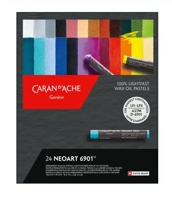 NEOART 6901 – Coffret Pastels à l’huile Caran d’Ache 24 teintes