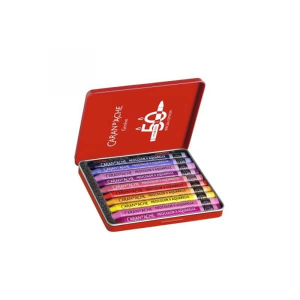 NEOCOLOR II Aquarellable – EDITION Spéciale Coffret 10 teintes - thème POP CARAN D'ACHE – Image 2