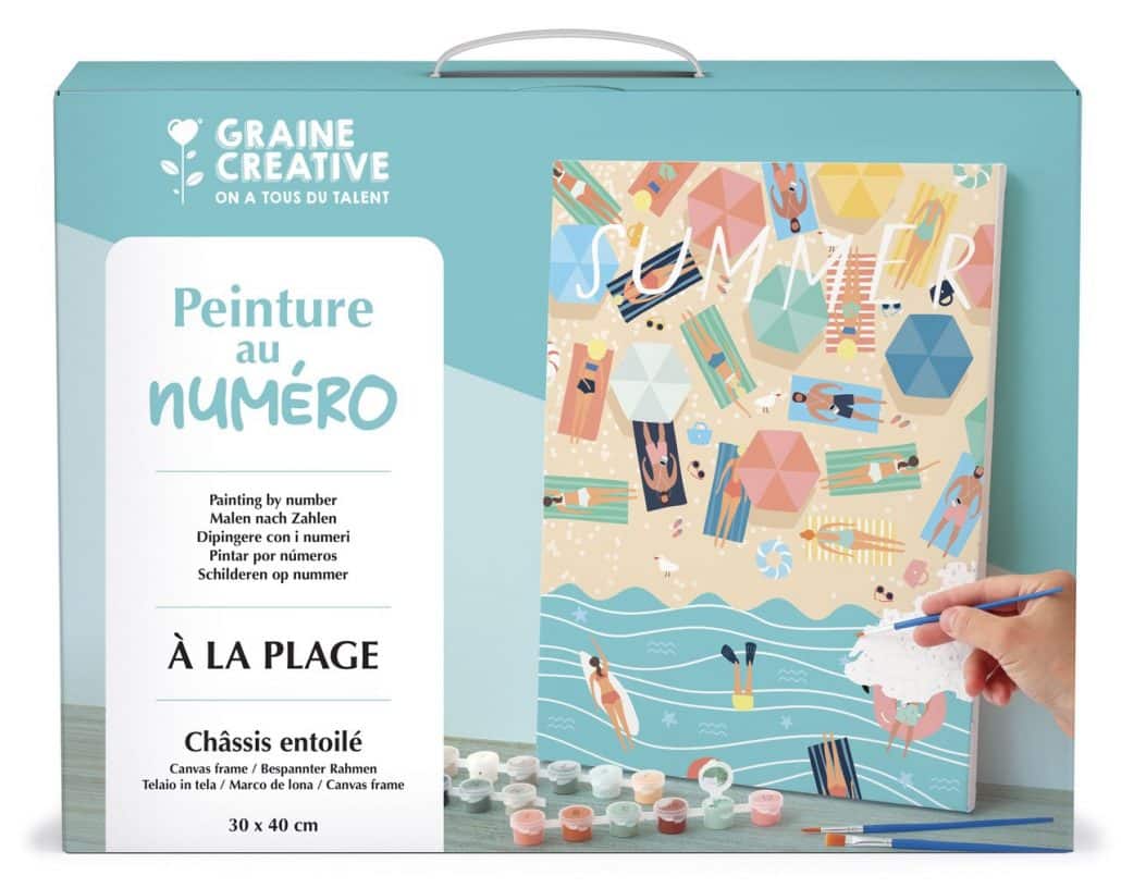 Graine créative - Peinture au numéro Summer 30cmx40cm