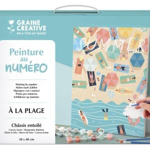 Graine créative - Peinture au numéro Summer 30cmx40cm