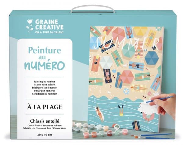 Graine créative - Peinture au numéro Summer 30cmx40cm