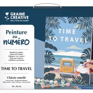 Graine créative - Peinture au numéro Time to travel 30cmx40cm