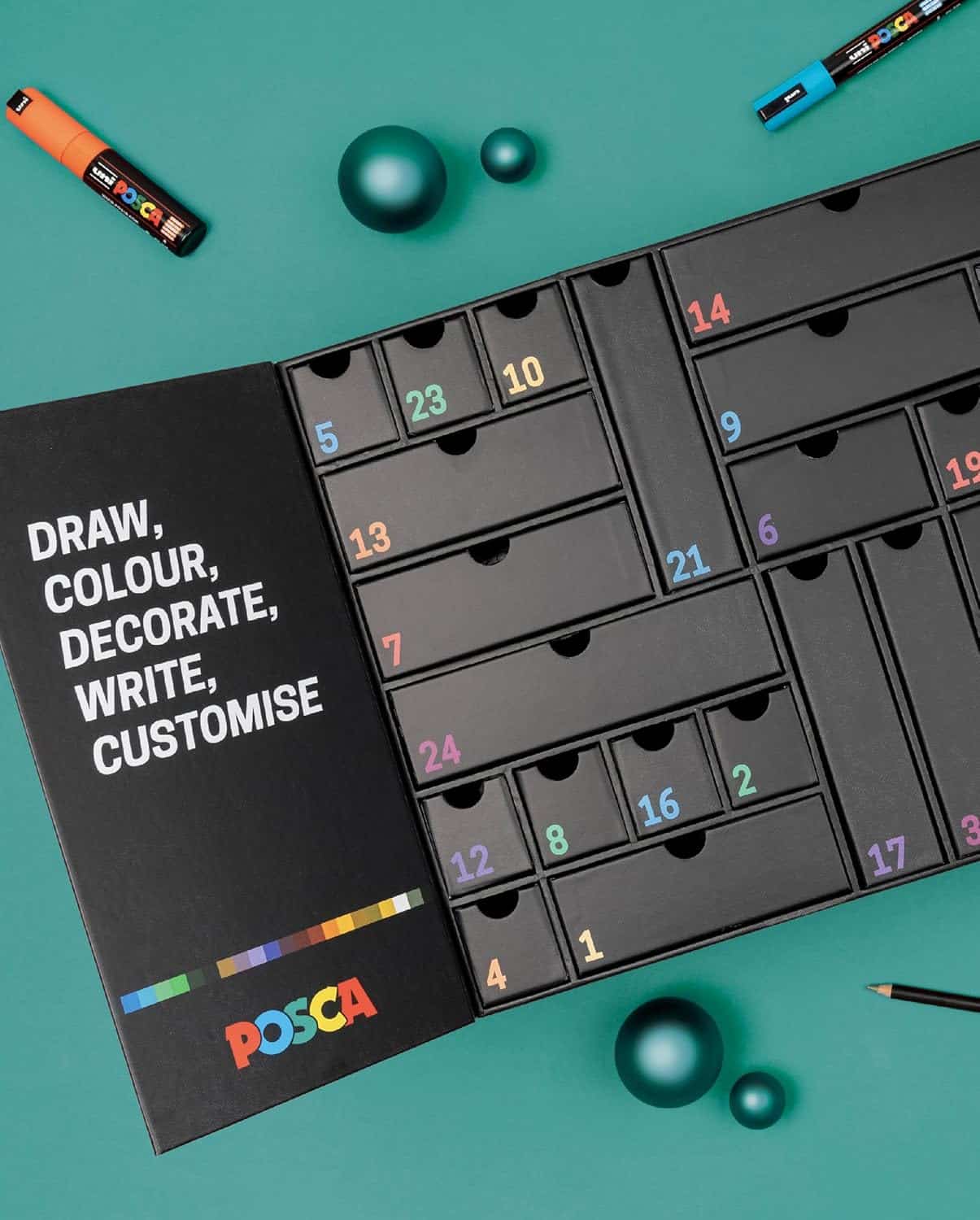 POSCA - Calendrier de l'avent artistique EDITION LIMITE