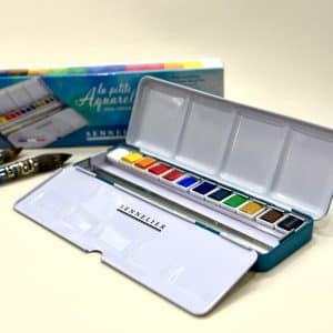 Sennelier - La Petite Aquarelle Fine boite métallique 12 1/2 godets