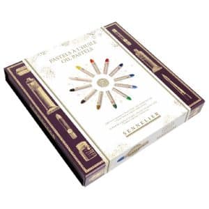 SENNELIER - Coffret Premium 12 pastels à l'huile et accessoires