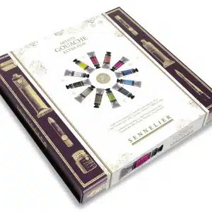 SENNELIER - Coffret Premium 12 tubes de gouaches Ext. fine et accessoires