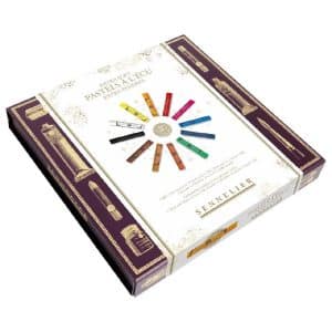 SENNELIER - Coffret Premium 12 pastels à l'écu Extra tendre et accessoires