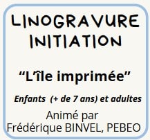 Lundi 13 juillet - 10h00. Atelier Initiation Linogravure "L'île imprimée"